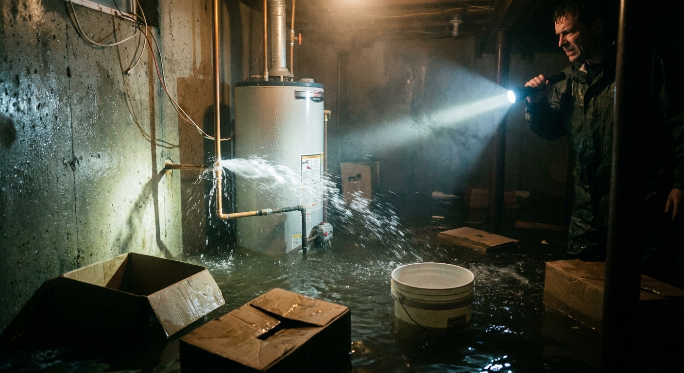 Burst Pipe Midnight Emergency